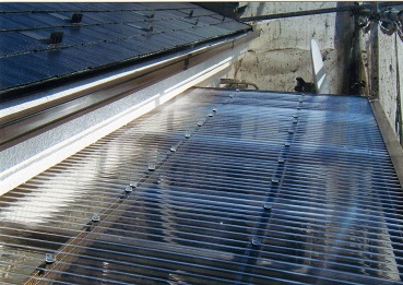 ベランダ波板交換後 ベランダ波板交換後